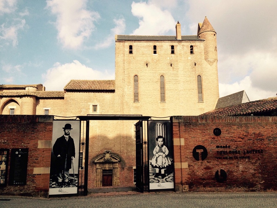 Albi, Eingang zum Museum Toulouse-Lautrec