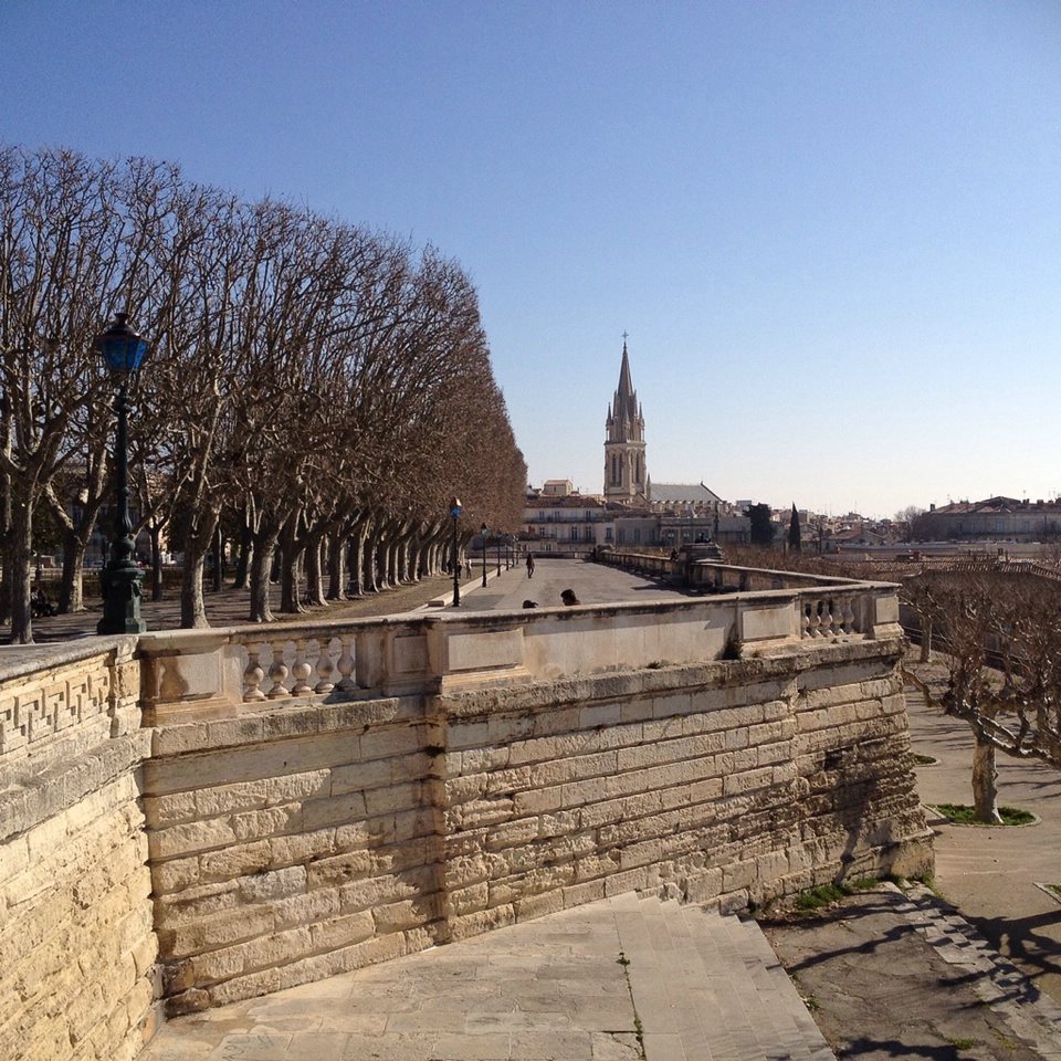 Montpellier, Ausblick vom Place du Peyrou