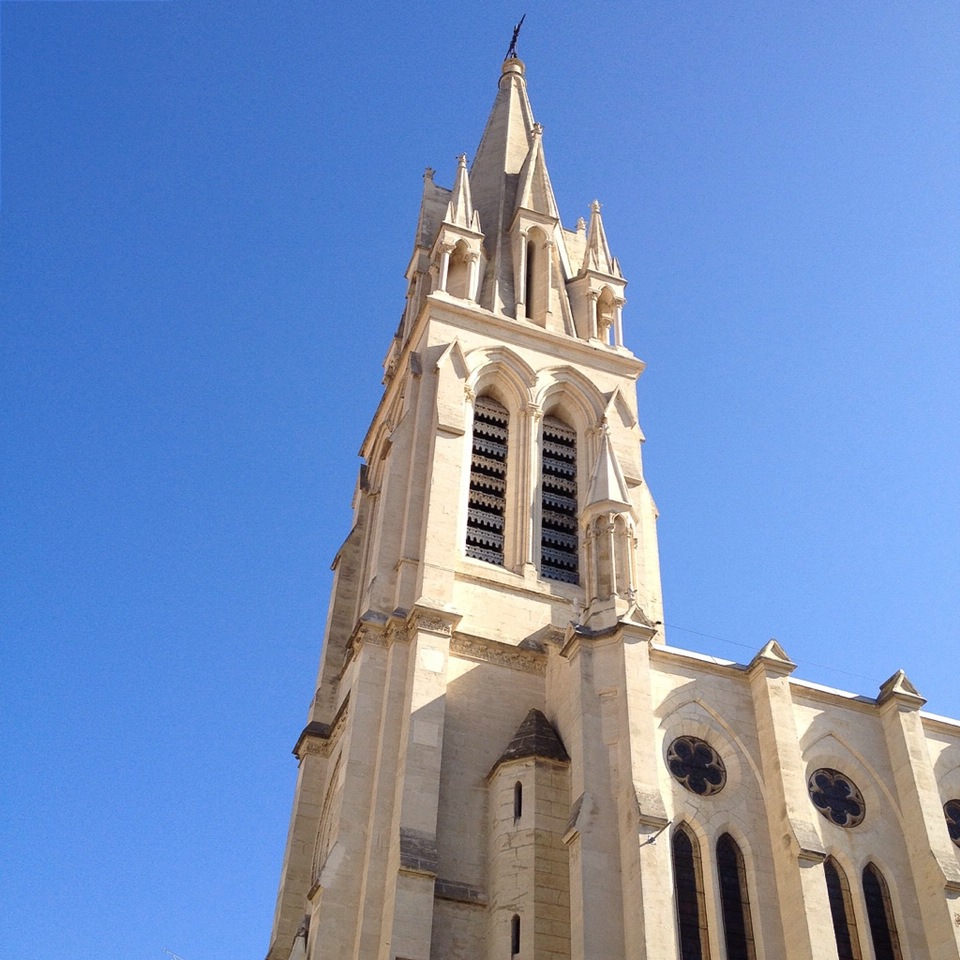 Die Kirche Sainte-Anne in der Altstadt von Montpellier
