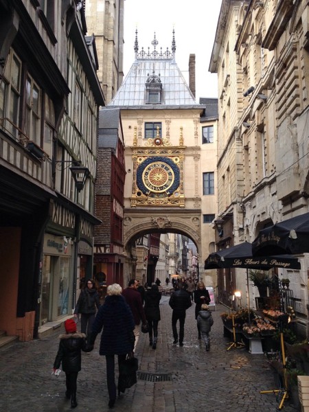 Der Uhrenturm von Rouen, das Wahrzeichen der Stadt