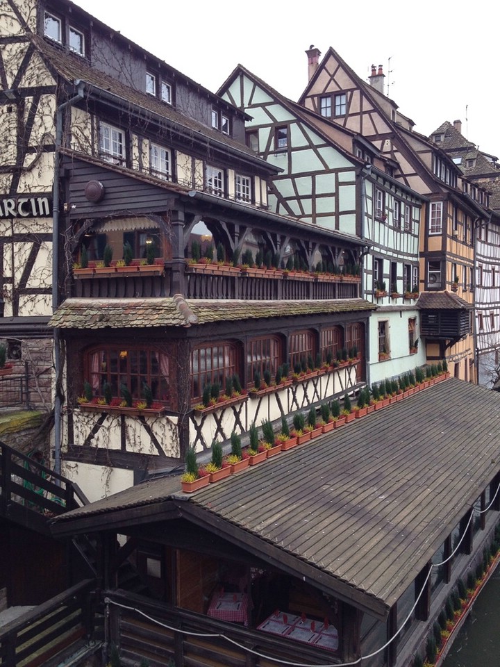 Fachwerk in der Altstadt von Straßburg