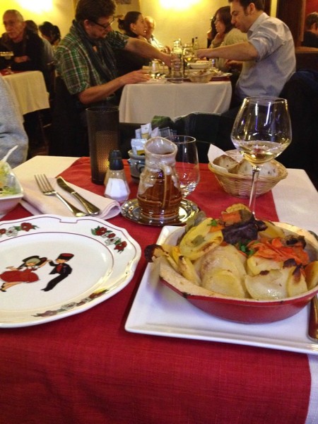 Abendessen in Straßburg, Baeckeoffe